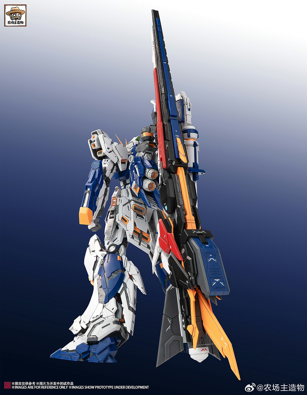 縮圖：[特別訂購] 農場主造物 1/100 福氣牛 組裝模型
