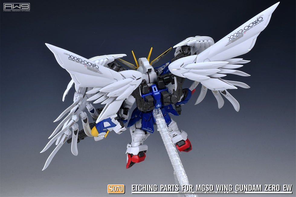 縮圖：[特別訂購] Madworks AW9 MGSD 飛翼零式 高達 Wing Gundam Zero EW 細節蝕刻片+水貼套裝 S070 (含背膠)