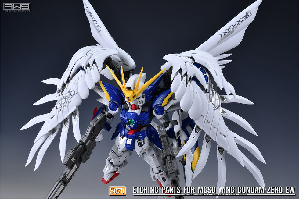 縮圖：[特別訂購] Madworks AW9 MGSD 飛翼零式 高達 Wing Gundam Zero EW 細節蝕刻片+水貼套裝 S070 (含背膠)