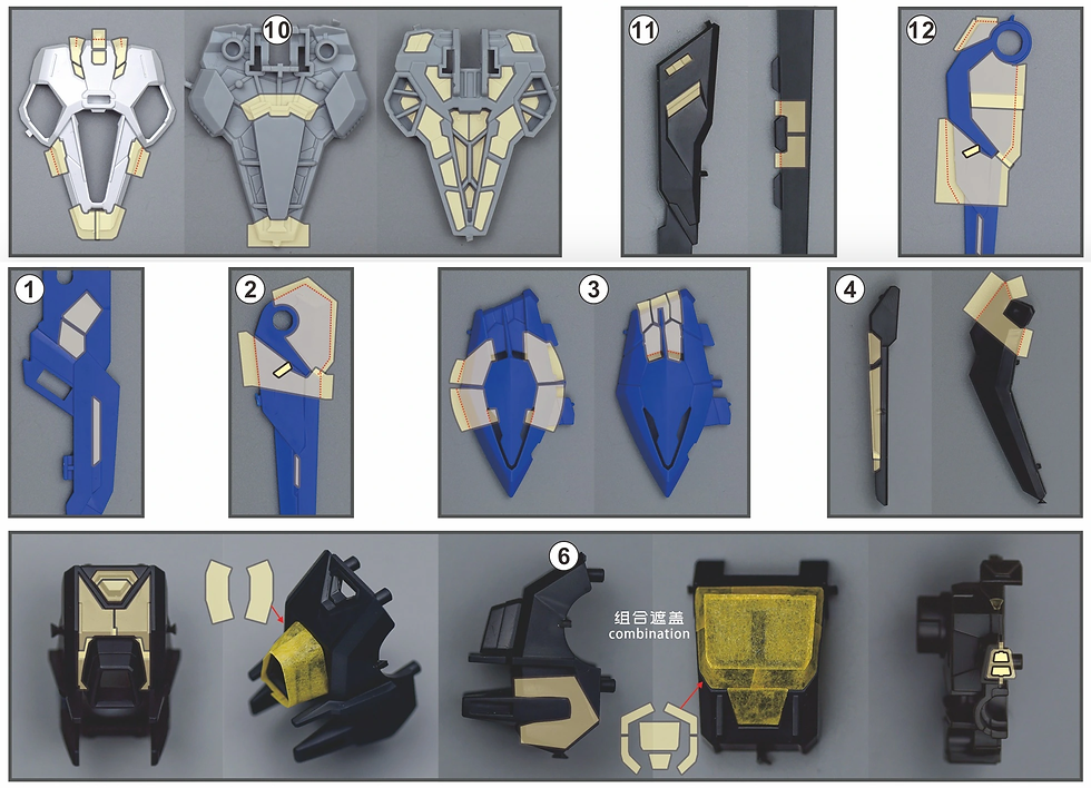 縮圖：TAS 沉迷者 MGSD 自由高達 Freedom Gundam 預切割遮蓋帶