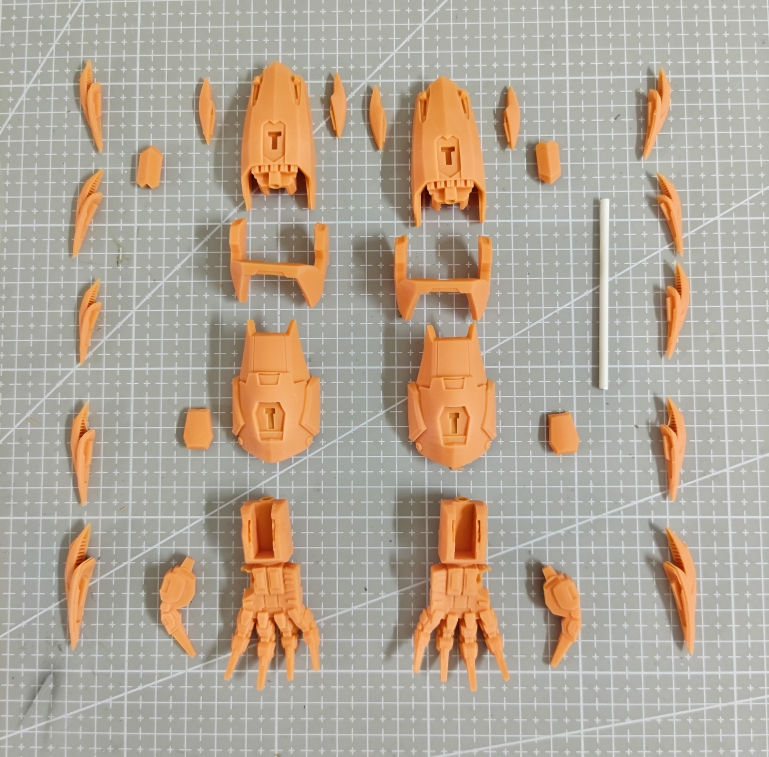 縮圖：[特別訂購] 3D 印製 MGSD 巴巴托斯高達 Gundam Barbatos 巨爪樹脂膠改件原件