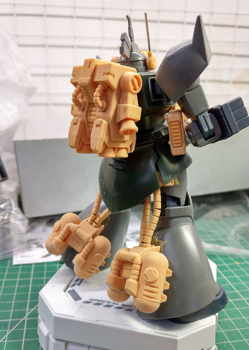 縮圖：[特別訂購] 阿努比斯 3D 印製 HG 格魯古古/加農/綠勇士武器系統樹脂膠改件 EX007