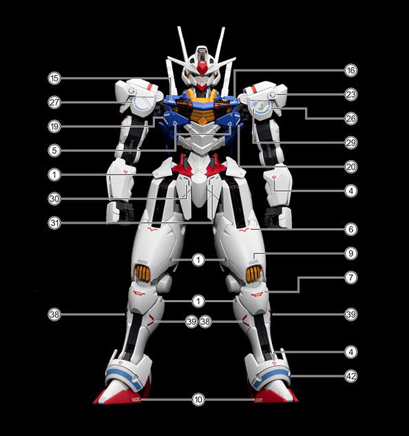 縮圖：EVO HG 1/144 風靈高達 Gundam Aerial 專用水貼