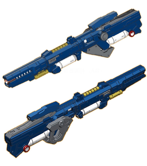 縮圖：[特別訂購] 阿努比斯 3D 印製 HG 1/144 鐵奧 The-O 米加洛夫粒子炮 武器改件 TX044