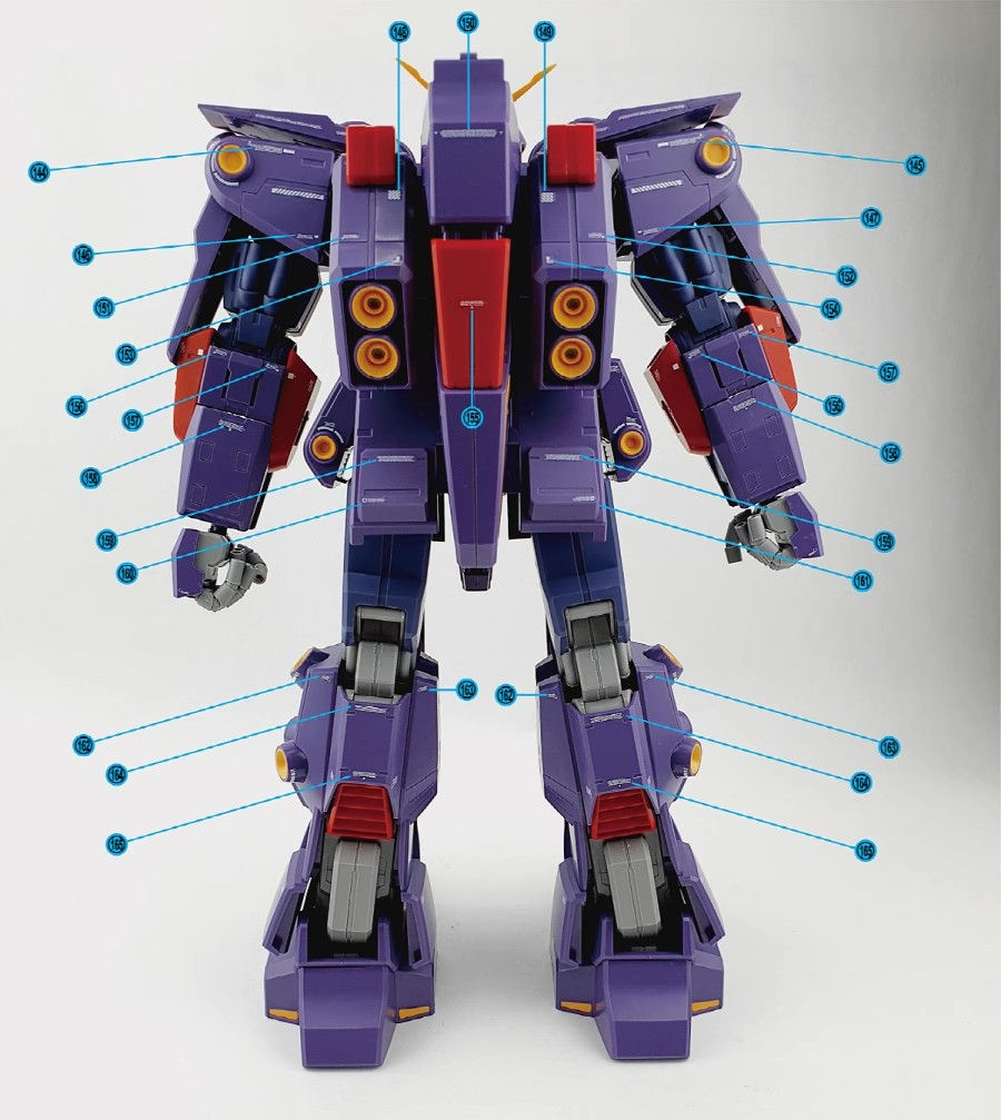 縮圖：炎 HG 1/144 MRX-010 精神感應高達 Psycho Gundam Mk-II 專用水貼