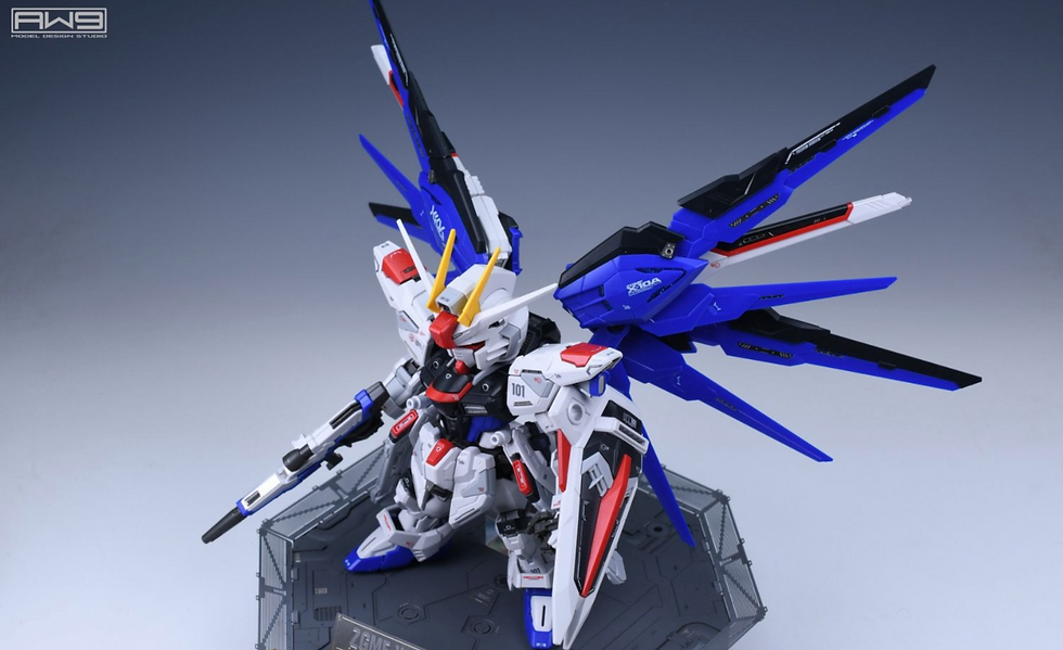 縮圖：[特別訂購] Madworks AW9 MGSD 自由高達 Freedom Gundam 細節蝕刻片+水貼套裝 S048