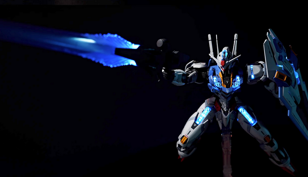 縮圖：[特別訂購] KOSMOS FM 1/100 水星的魔女 風靈高達 Gundam Aerial 幻彩 LED 燈組套裝
