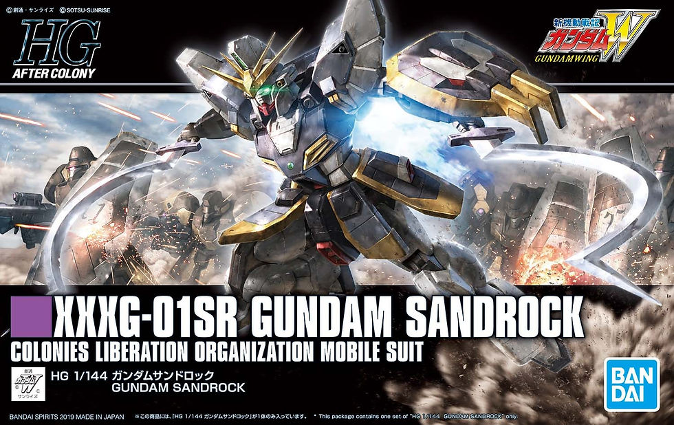 縮圖：Side Mechanics 3D 印製 HG 1/144 沙漠高達 Gundam Sandrock 樹脂膠補件 A25