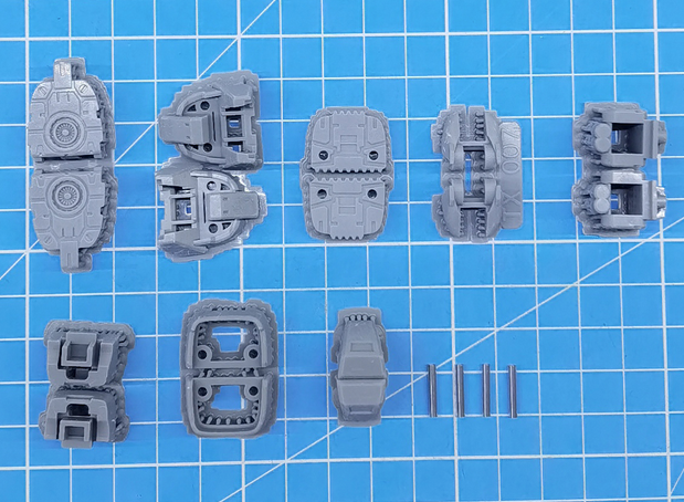 縮圖：阿努比斯 3D 印製 HG GTO 老虎/渣古腳部樹脂膠改件 TX007