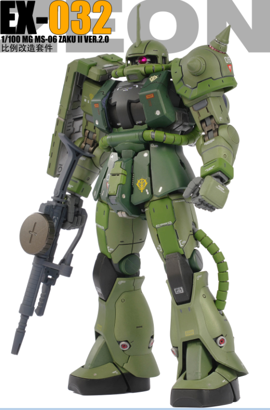 [特別訂購] 阿努比斯 3D 印製 MG 1/100 渣古 Zaku 2.0 改件 EX032