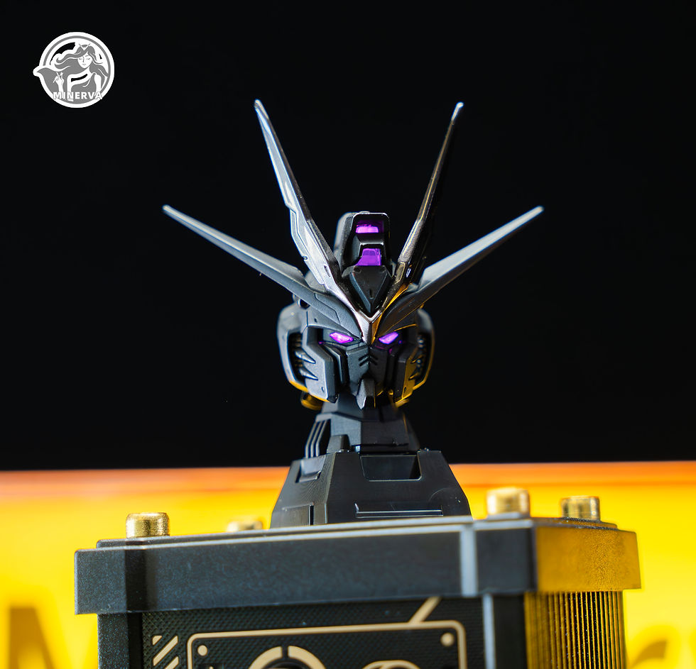 密涅瓦 MG/MGEX 1/100 強襲自由 Strike Freedom Gundam 午夜騎士版 頭部 組裝模型 (包眼部燈組)