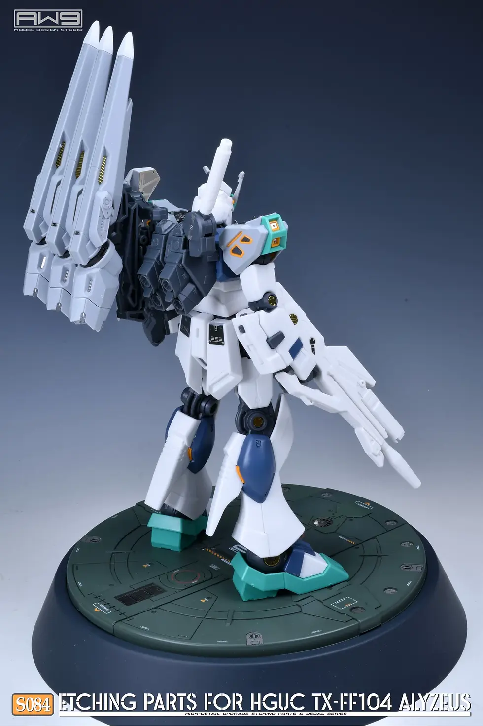 縮圖：[特別訂購] Madworks AW9 HG 1/144 阿利宙斯 Alyzeus 量產牛高達 細節蝕刻片 S084