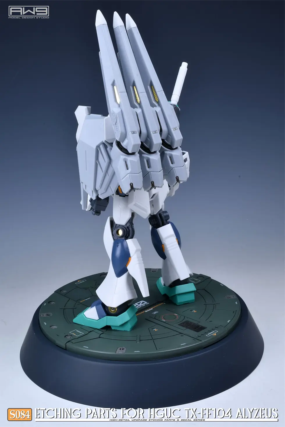 縮圖：[特別訂購] Madworks AW9 HG 1/144 阿利宙斯 Alyzeus 量產牛高達 細節蝕刻片 S084