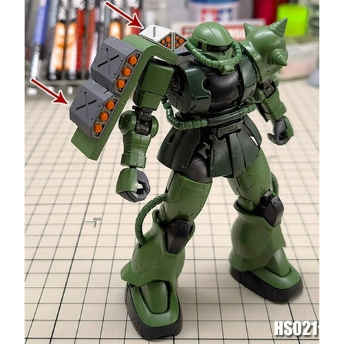 模式玩造 3D 印製 HG/RG 渣古導彈武器樹脂膠改件 HS021 | Side00