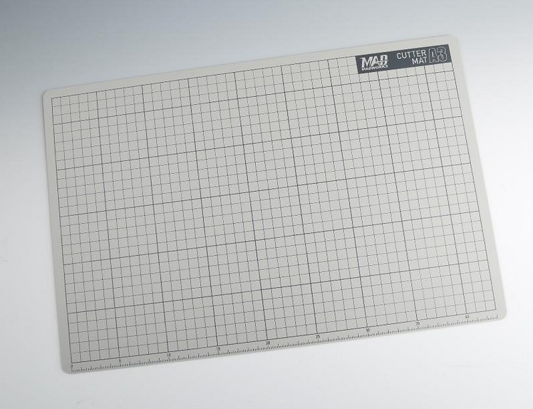 縮圖：[特別訂購] Madworks A3 模型專用切割墊 MH-04 (刻線設計圖案款)