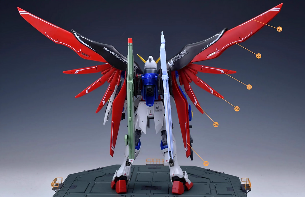 縮圖：[特別訂購] Madworks AW9 HG 1/144 命運高達 Destiny Gundam 細節蝕刻片+水貼套裝 S067 (含背膠)