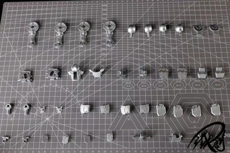 縮圖：[特別訂購] 鐵創 MG 1/100 能天使 雪崩 合金骨架改件套裝 GN-001