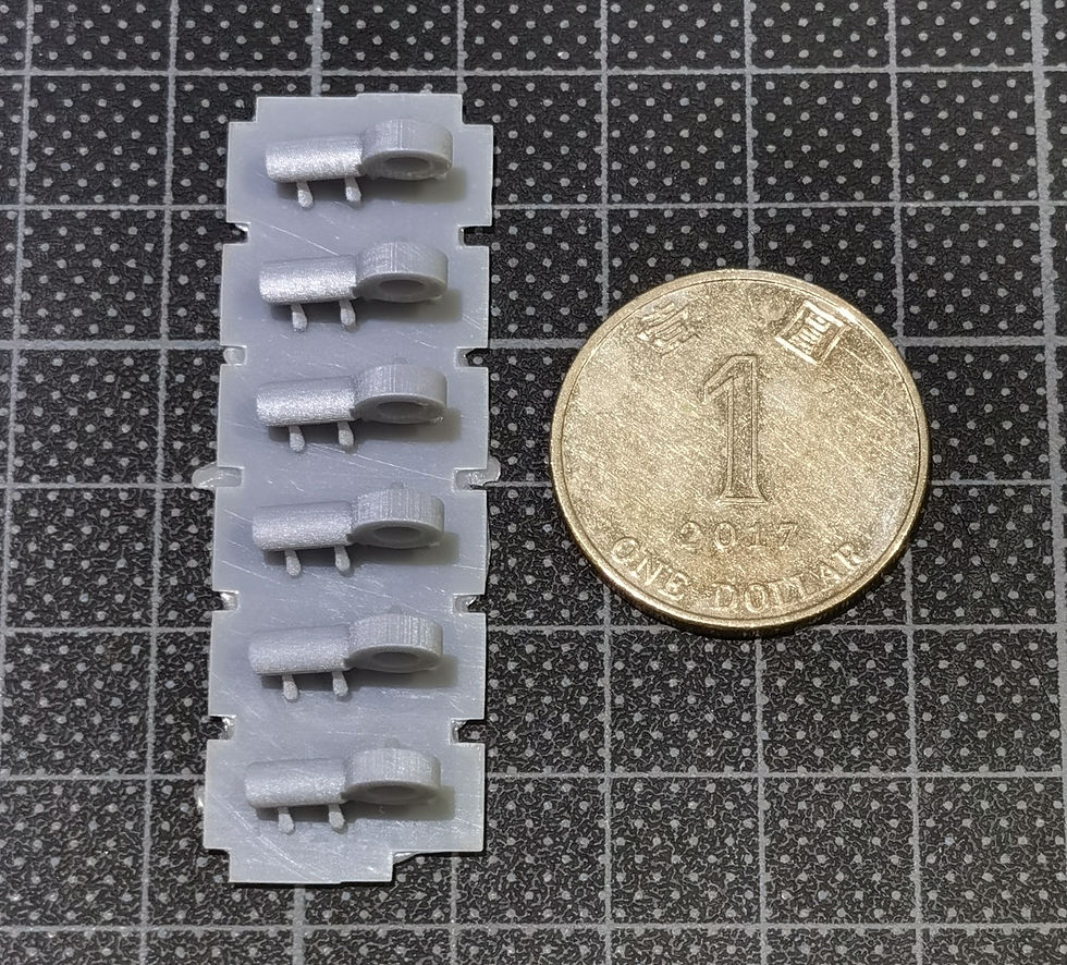 縮圖：Side Mechanics 3D 印製 真三一萬能俠 Moderoid Shin Getter 1 樹脂膠補件 H12 (兩粒)