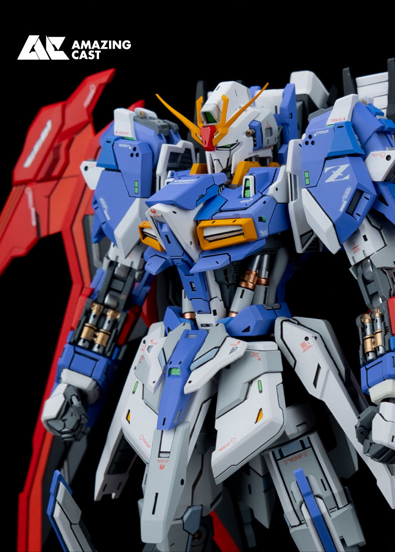 縮圖：[特別訂購] Amazing Cast 1/100 閃電 Z 高達 Lightning Zeta Gundam 樹脂膠全件原件套裝