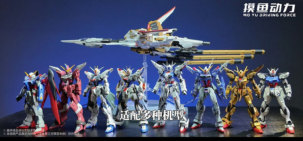 縮圖：[特別訂購] 摸魚動力 1/100 非凡號 宙斯魅影 飛行背包 組裝模型 (不是萬代產品)