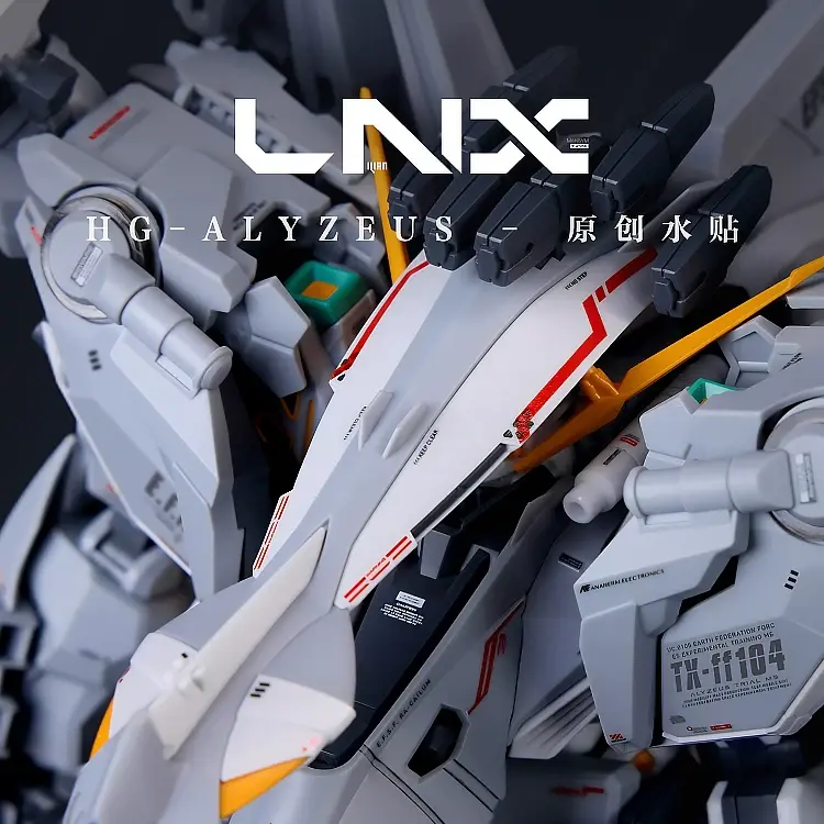 [特別訂購] LNX HG 1/144 阿利宙斯 Alyzeus 專用水貼