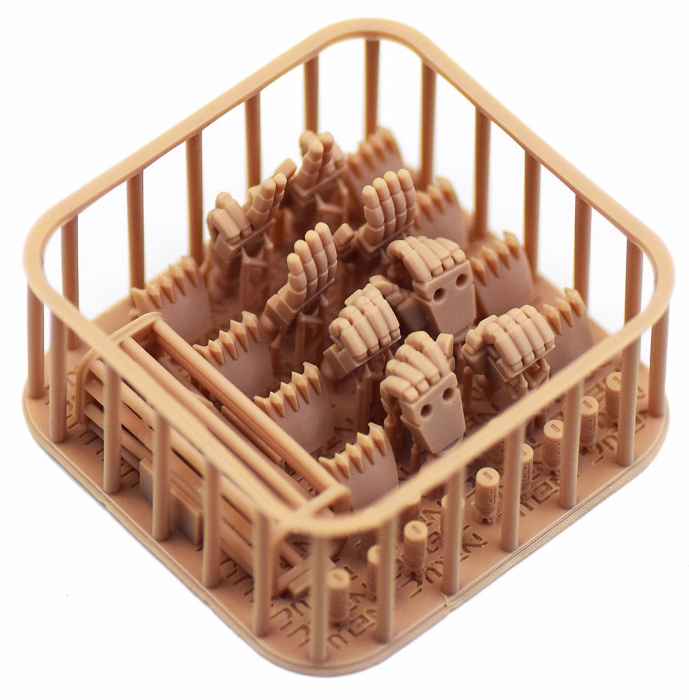 縮圖：[特別訂購] 新月 3D 印製 HG 1/144 GQuuuuuuX 澤維爾專用強人(白瓷裝備) 改件