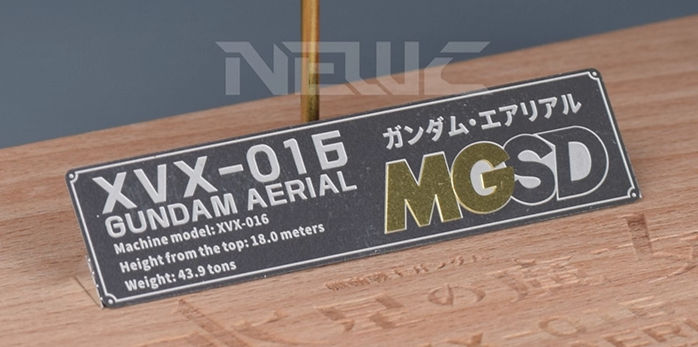 縮圖：[特別訂購] 新月 MGSD 風靈高達 Gundam Aerial 專用蝕刻片 (含背膠)
