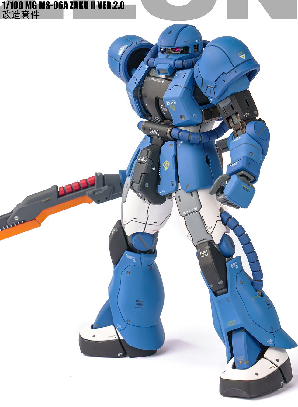 縮圖：[特別訂購] 阿努比斯 3D 印製 MG 1/100 MS-06A 渣古 Zaku 2.0 改件 EX033