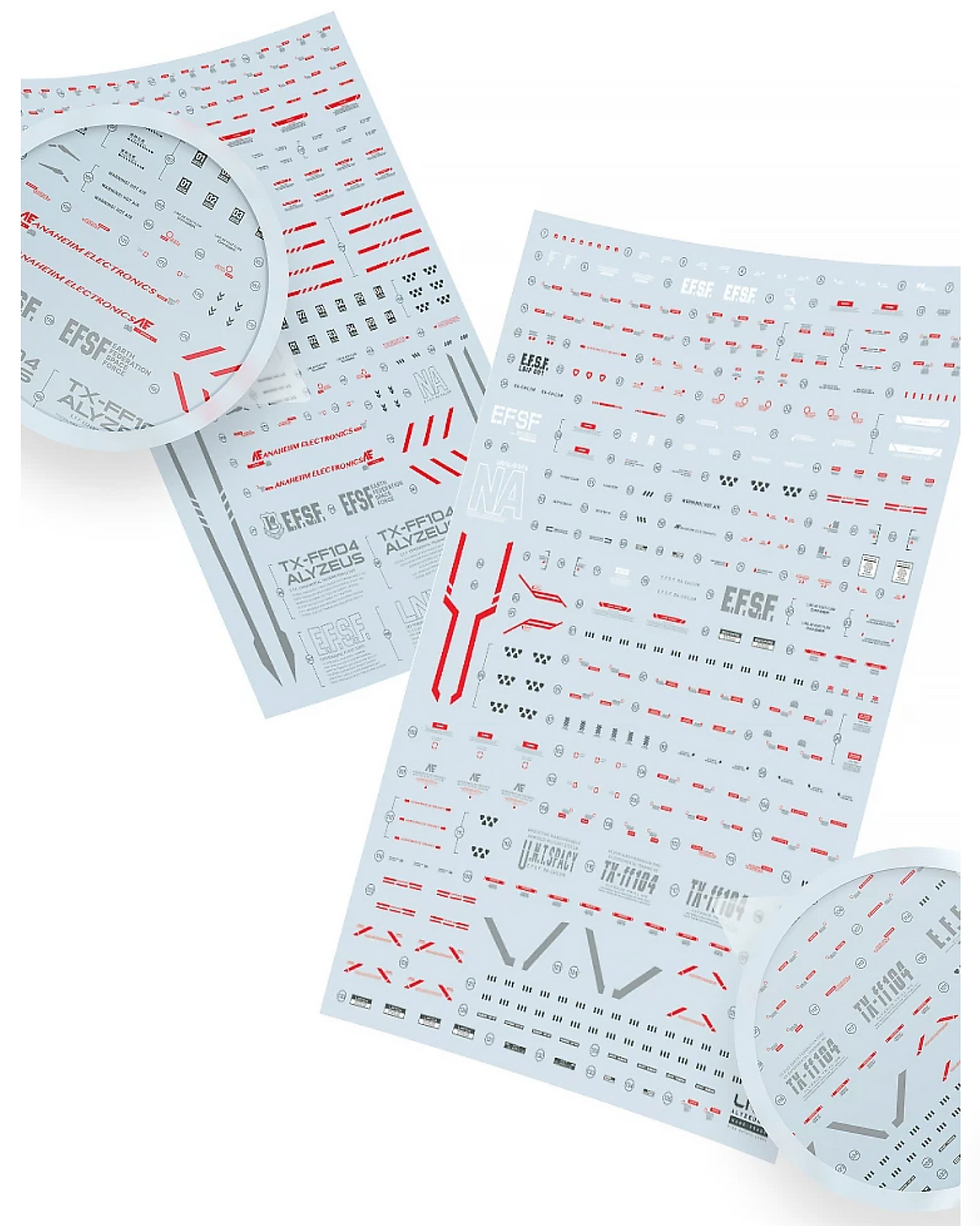縮圖：[特別訂購] LNX HG 1/144 阿利宙斯 Alyzeus 專用水貼