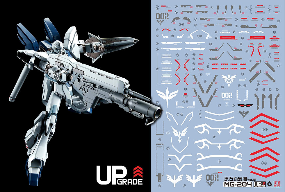 縮圖：EVO Monster 高清版 MG 1/100 原石新安州(敘述版) Sinanju Stein NT 專用水貼
