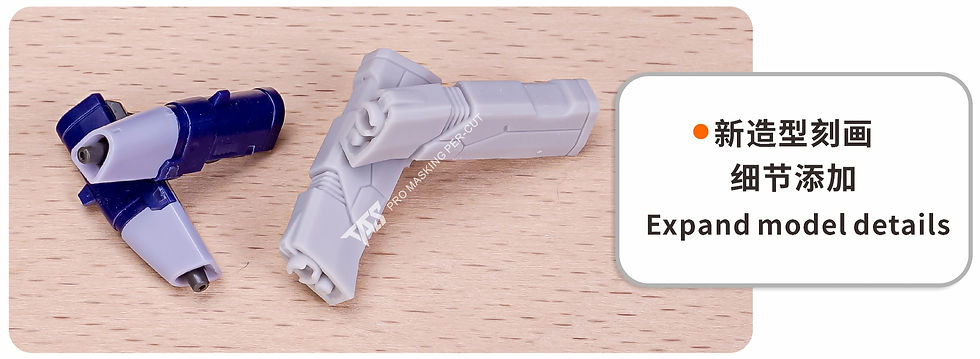 縮圖：[特別訂購] TAS 沉迷者 3D 印製 MG 1/100 神意高達 Providence Gundam 細節改件