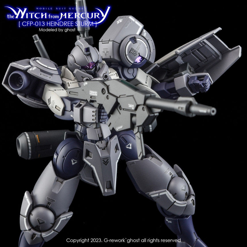 縮圖：炎特別版 HG 1/144 水星的魔女 海因托利斯特姆 Heindree Sturm 專用水貼