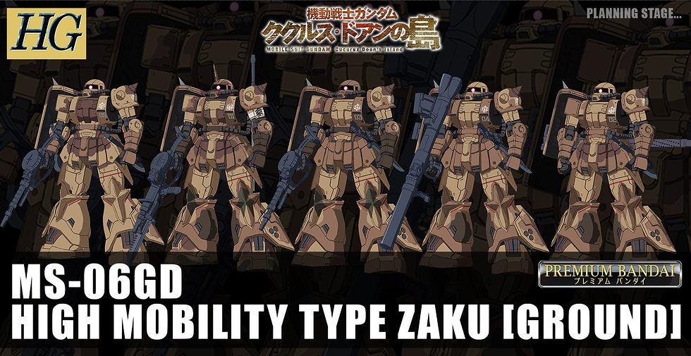 縮圖：EVO HG 1/144 德安之島 南十字星渣古 高機動性地面型 04 或 05 機 專用水貼