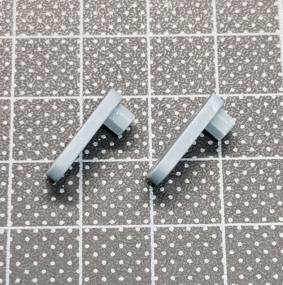 縮圖：Side Mechanics 3D 印製 SMP 電童 Gear Fighter Dendoh 樹脂膠補件 0-E-1 (兩件)