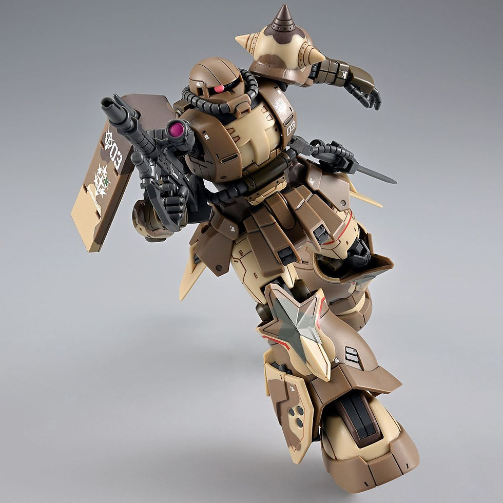 縮圖：萬代 PB HG 1/144 高機動性地戰型渣古(三浩機) Zaku High Mobility Surface Type (Sangho) 模型