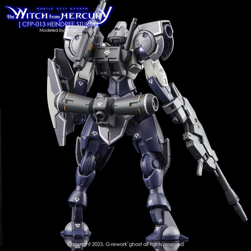 縮圖：炎特別版 HG 1/144 水星的魔女 海因托利斯特姆 Heindree Sturm 專用水貼