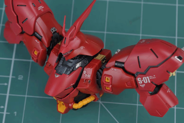 縮圖：[特別訂購] Madworks AW9 RG 1/144 沙薩比 Sazabi 細節蝕刻片+水貼套裝 S04