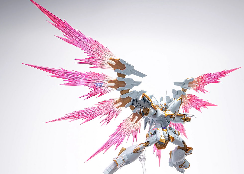 縮圖：[特別訂購] TAS 沉迷者 3D 印製 HG 1/144 迦樓羅 神鳥 黑騎士小隊 Black Knight Squad Cal-re.A 透明光翼特效件