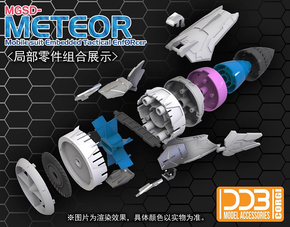 縮圖：[特別訂購] DDB MGSD 流星裝備 飛行背包 組裝模型