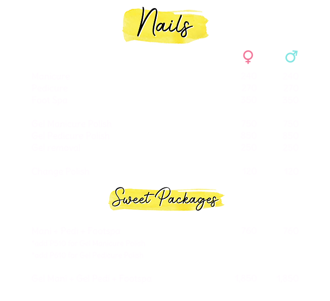 sugaring, barenaked pricelist,barenaked menu,nails