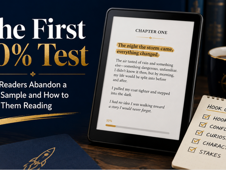 The First 10% Test: Why Readers Abandon a Book Sample and How to Keep Them Reading