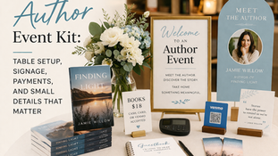 Your Author Event Kit: Table Setup, Signage, Payments, and Small Details That Matter