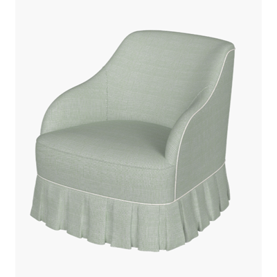 Clara Skirted Lounge Chair