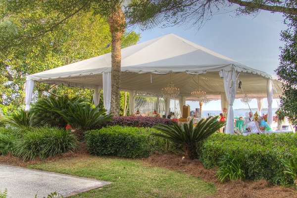 White Frame Tent