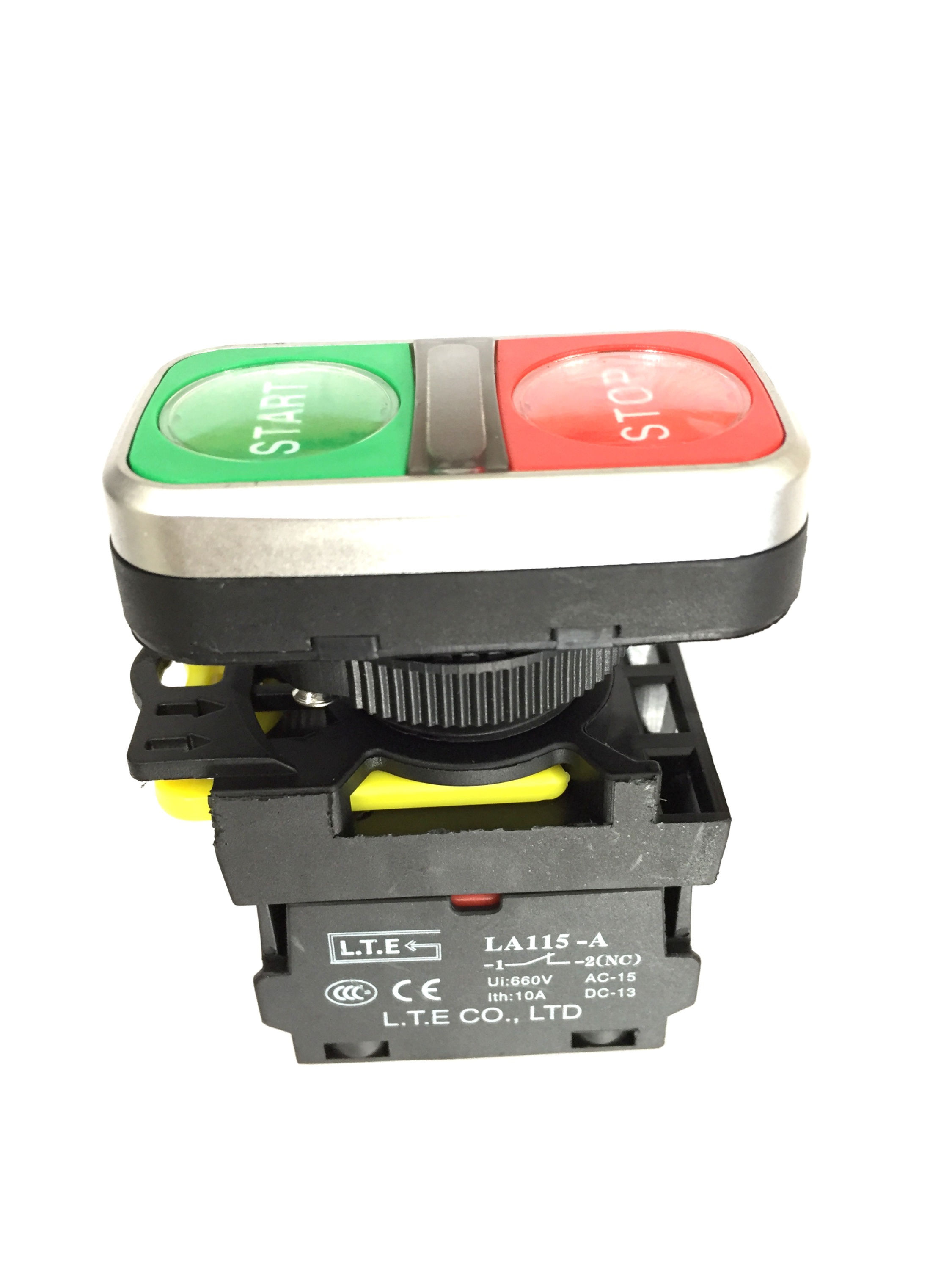 Nhấn giữ không đèn Ø 22 (loại đôi) LA115-A5 series