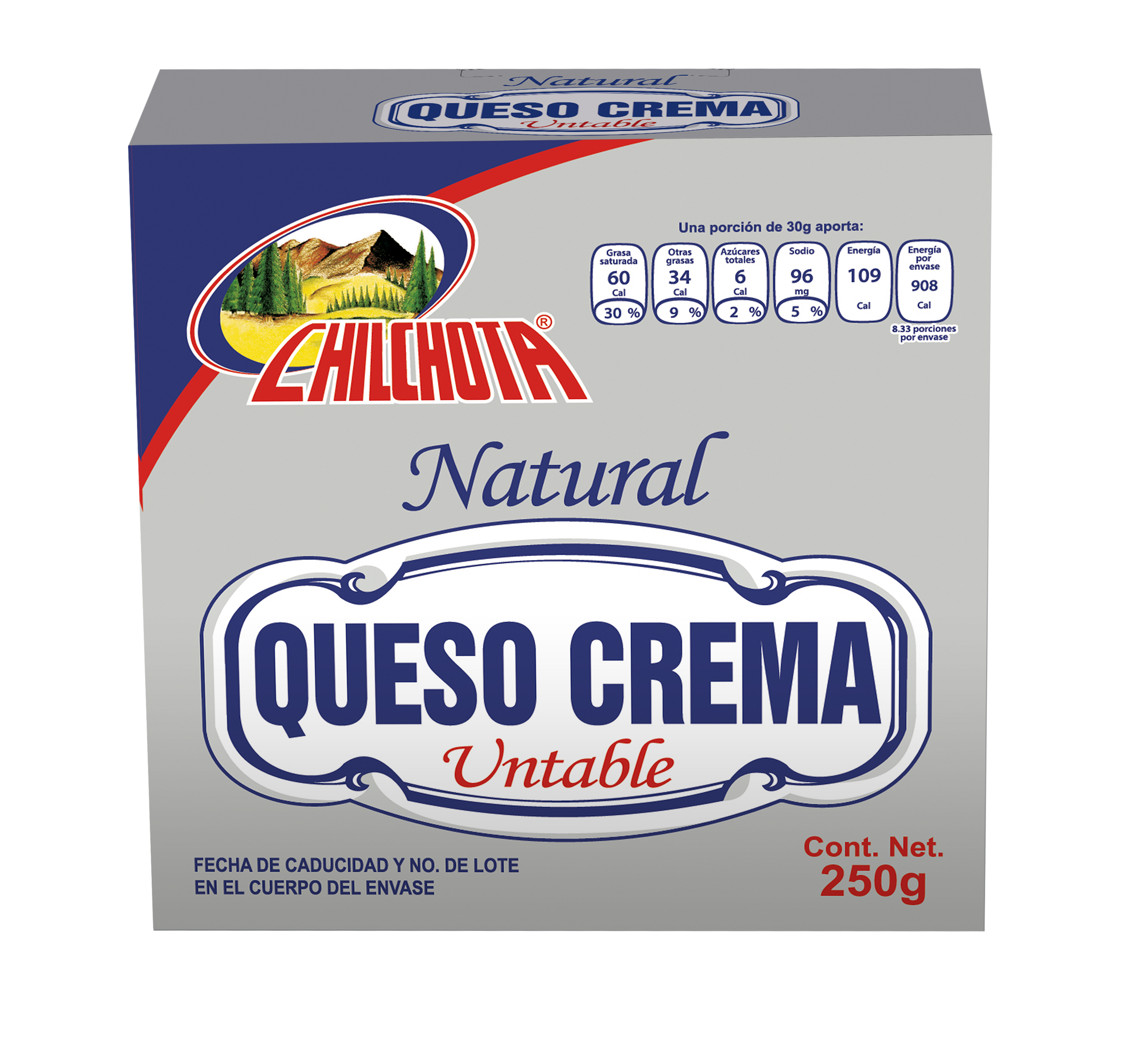 Queso Crema Untable CHILCHOTA 250G