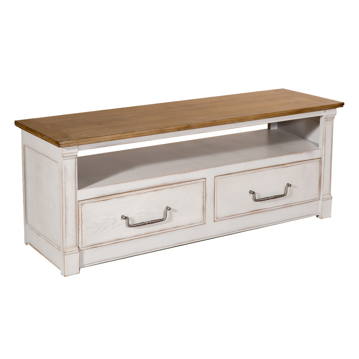 2-drawer TV cabinet RIVE GAUCHE oak - charm finish