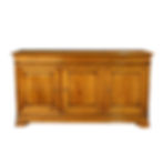 buffet 3 portes merisier massif Louis Philippe vu de face