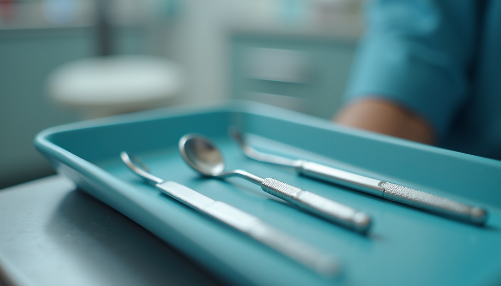 dental tools in dental clinic