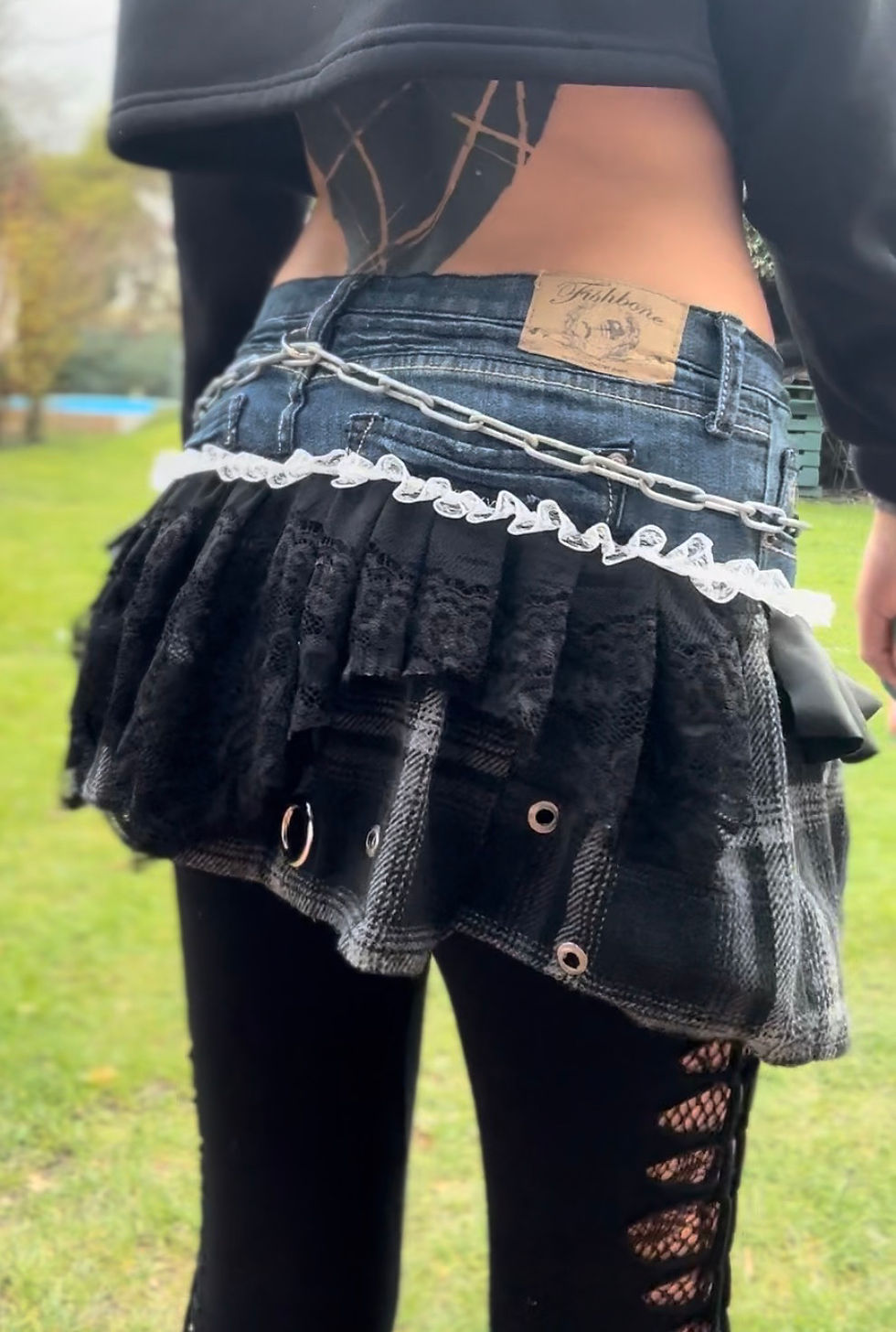 Miniaturbild: upcycled skirt *startdust* 🖤